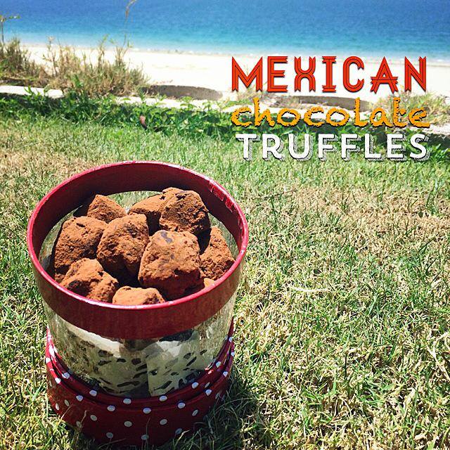 mexican chocolate truffles