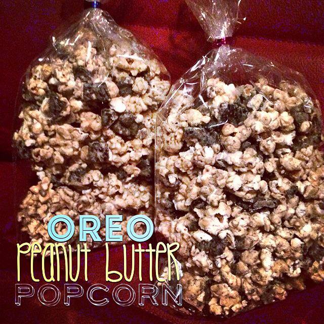 Oreo Peanut butter popcorn