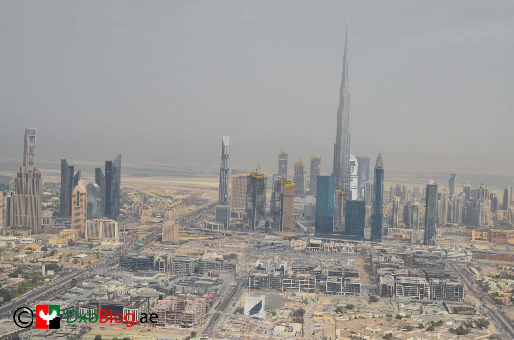 Burj Khalifa Arial View
