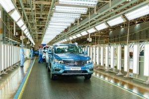 The MG RX5 on SAIC Motor's production line in China